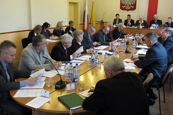 Ilustracja do informacji: V sesja Rady Powiatu Żarskiego