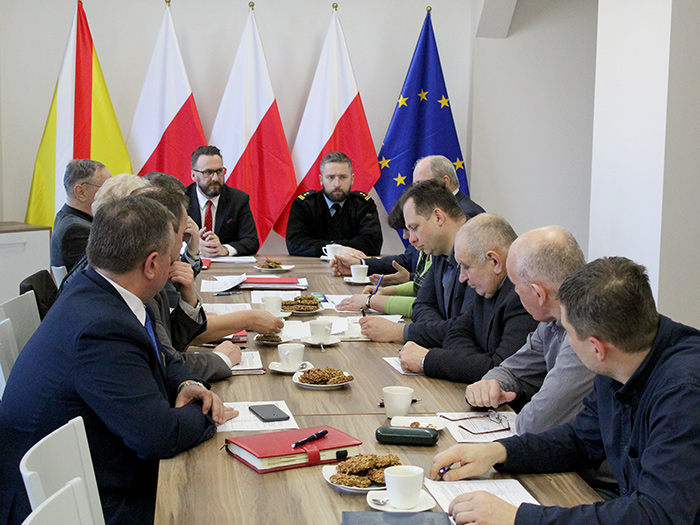 Ilustracja do informacji: Posiedzenie Zarządu i Komisji Rewizyjnej Oddziału Powiatowego ZOSP RP Powiatu Żarskiego 