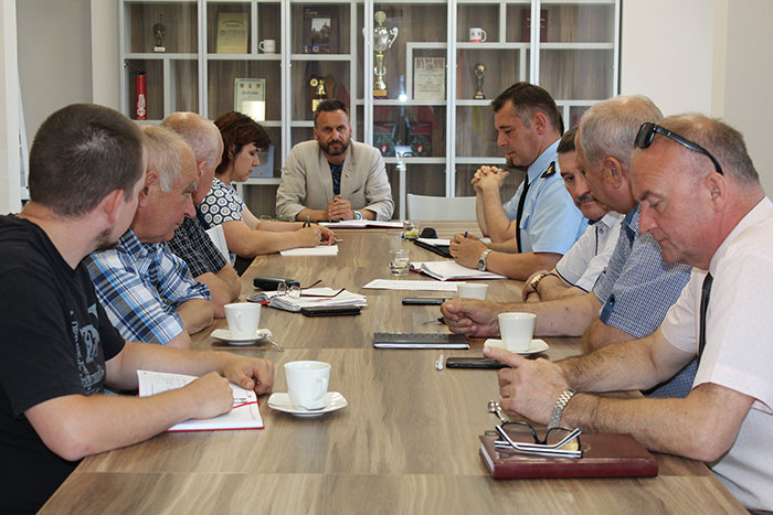 Ilustracja do informacji: Wspólne posiedzenie Zarządu i Komisji Rewizyjnej Oddziału Powiatowego ZOSP RP w Żarach