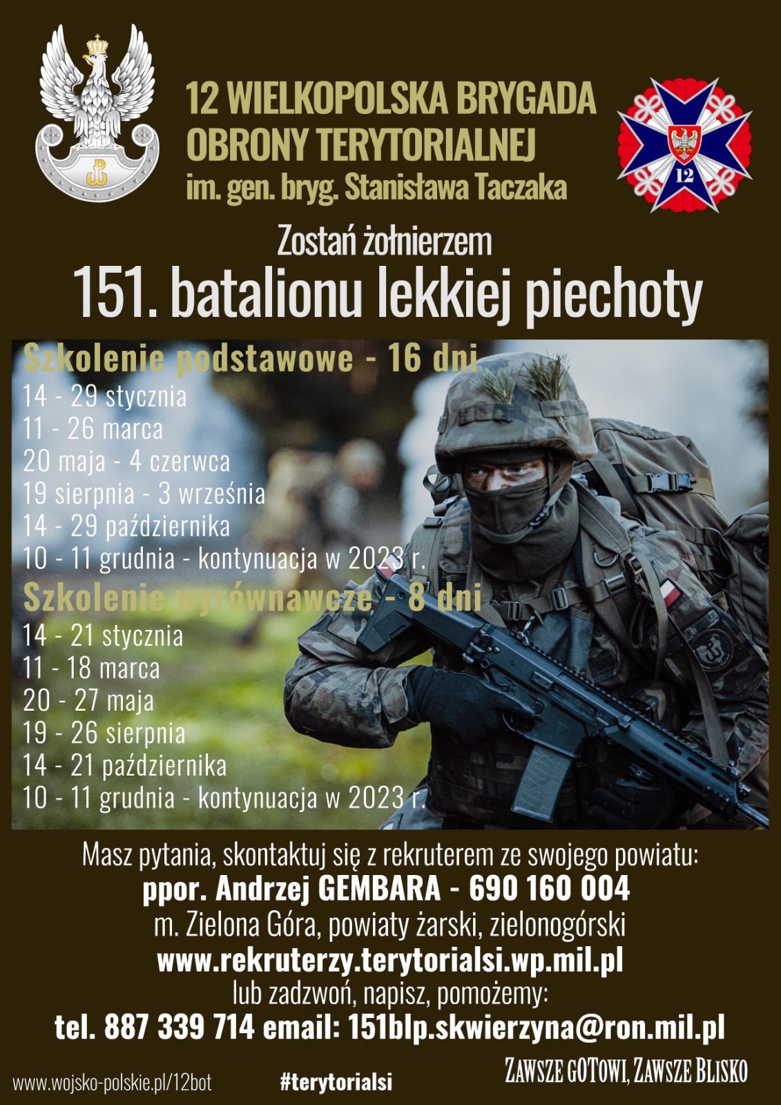 Ilustracja do informacji: Zostań żołnierzem 151. batalionu lekkiej piechoty