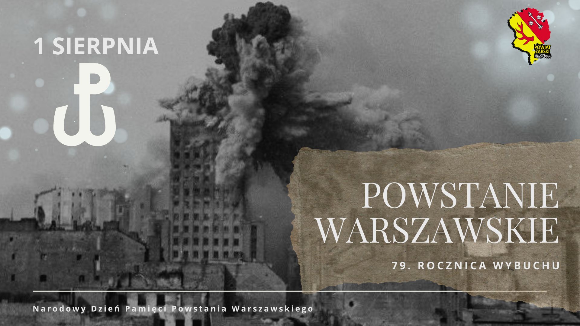 Ilustracja do informacji: Narodowy Dzień Pamięci Powstania Warszawskiego