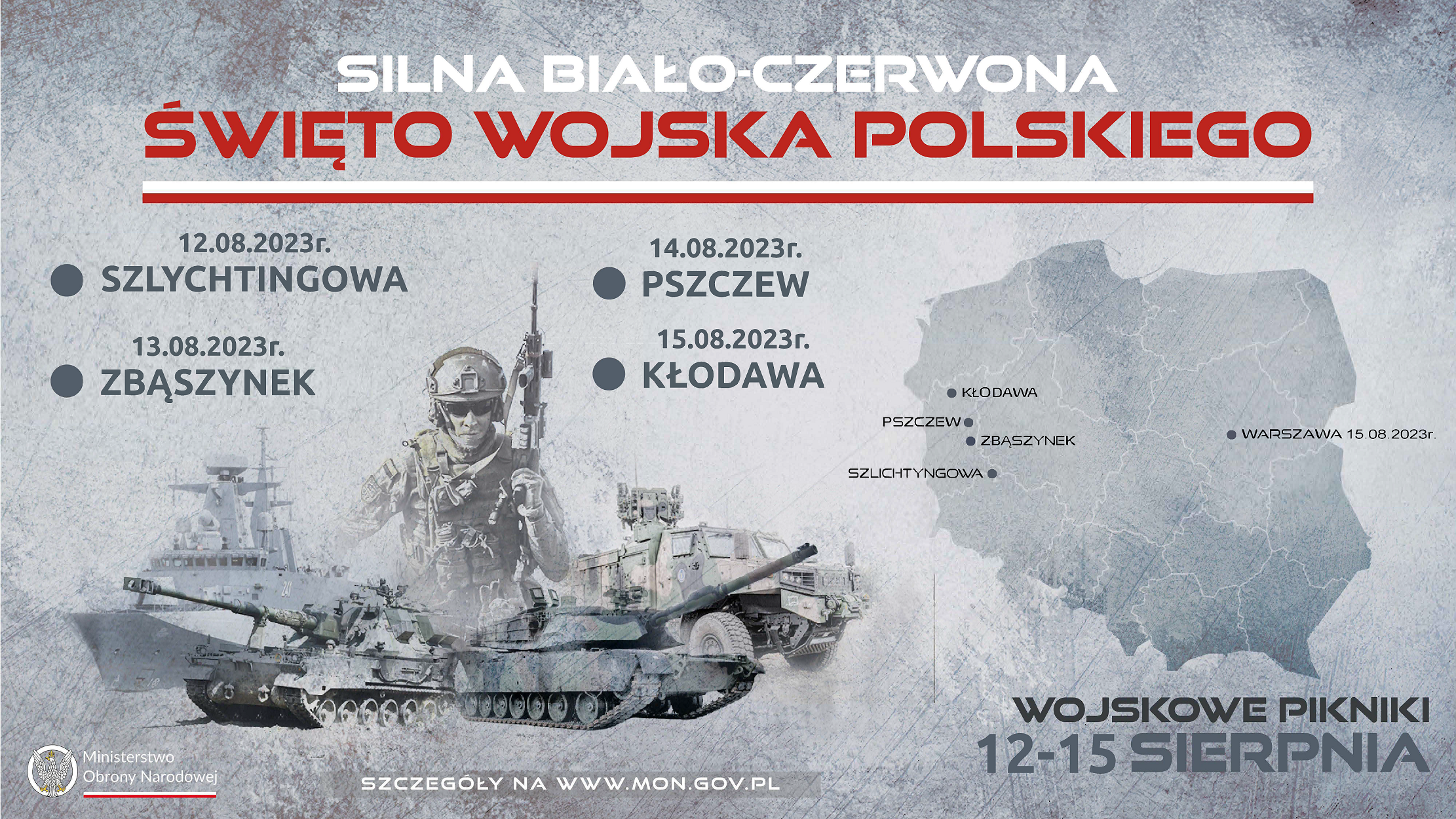 Ilustracja do informacji: Zaproszenie do udziału w Święcie Wojska Polskiego